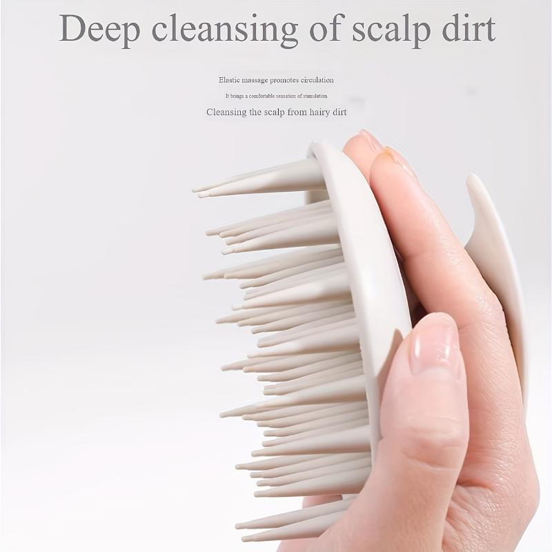 Silicone Scalp Hair Massage Brush Shampoo Massage Comb Bath Wash Hair Care Root Scalp Massager Shower Brush Salon Hair Tool