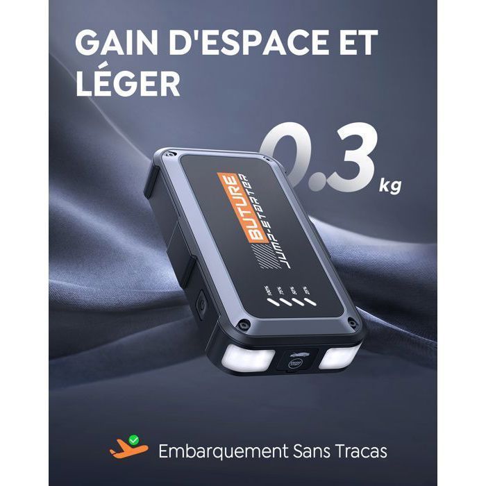 Battery Booster - BAZARLAND30 - Buture Beta08 - 4000A - 16800mAh - 12V