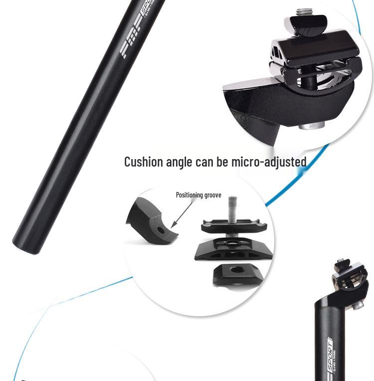 Aluminum Alloy Mountain Bike Seatpost - Sizes: 25.4mm, 27.2mm, 28.6mm, 31.6mm