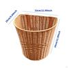 Imitation Rattan Backpack Basket Handmade Storage Fishing Flower Multifunctional Portable