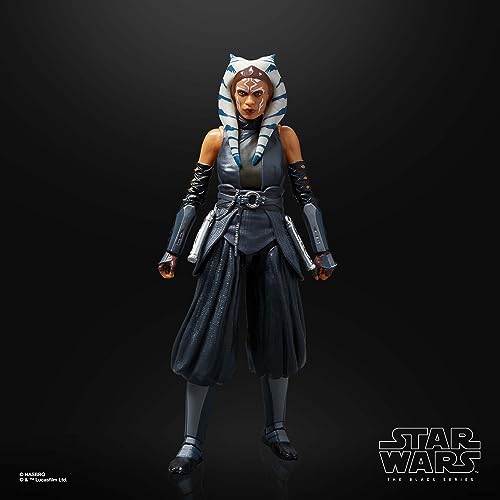 Hasbro Star Wars Black Series Ahsoka Tano, Star Wars "Ahsoka" 6-inch (15 Cm) Action Figure, Ages 4 and Up, F7038, Authentic
