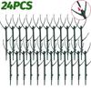 3/24PCS Twig Plant Support Brackets Stackable Green Plants Growth Stakes Detachable Monstera Climbing Stakes for Indoor Outdoor