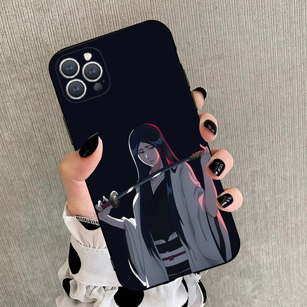 

Retsu Unohana B-Bleachs Phone Case For iPhone 15,14,13,12,11,Plus,Pro Max,XS,X,XR,SE,Mini,8,7 Soft Silicone Black Cover iPhone11