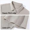 Hodo Men's Anti-Wrinkle Seamless Short Sleeve Polo Shirt