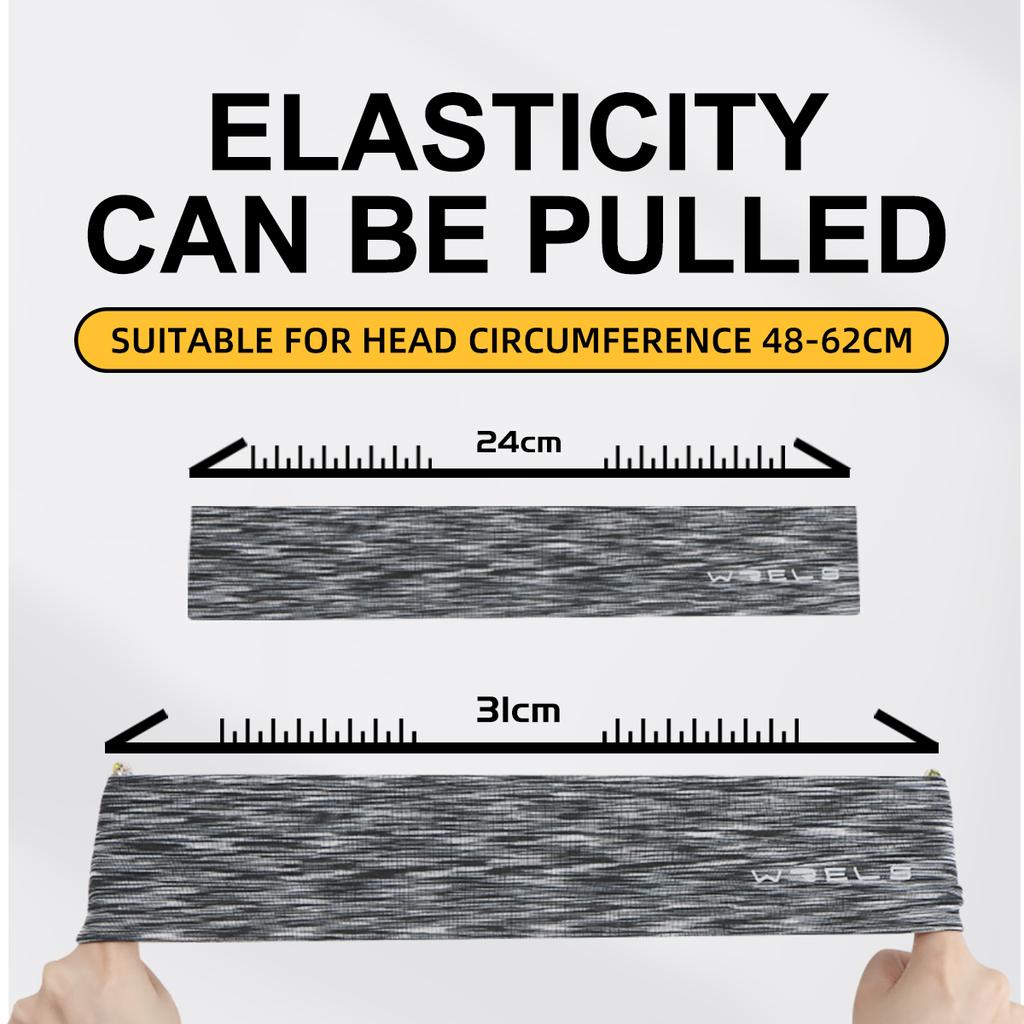 WRELS Elastic Sports Headbands Cycling Jog Tennis Anti Breathable Sweating Band Unisex Soft Smooth Outdoor Fitness Yoga Hoop