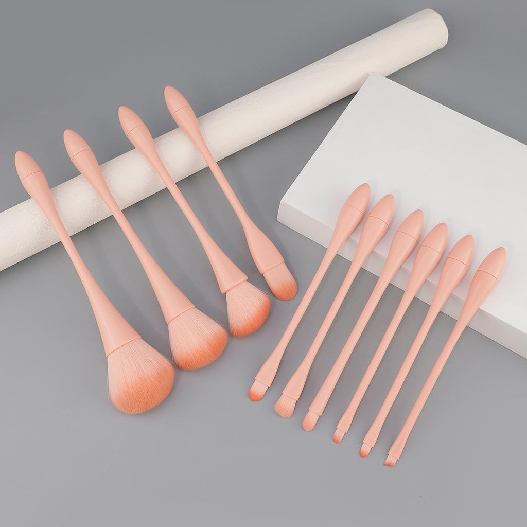 New Product 10 Small Waist Makeup Brush Set, Recommended by Beginners, the Brushes Do Not Lose Hair and Do Not Eat Powder Beauty Tools
