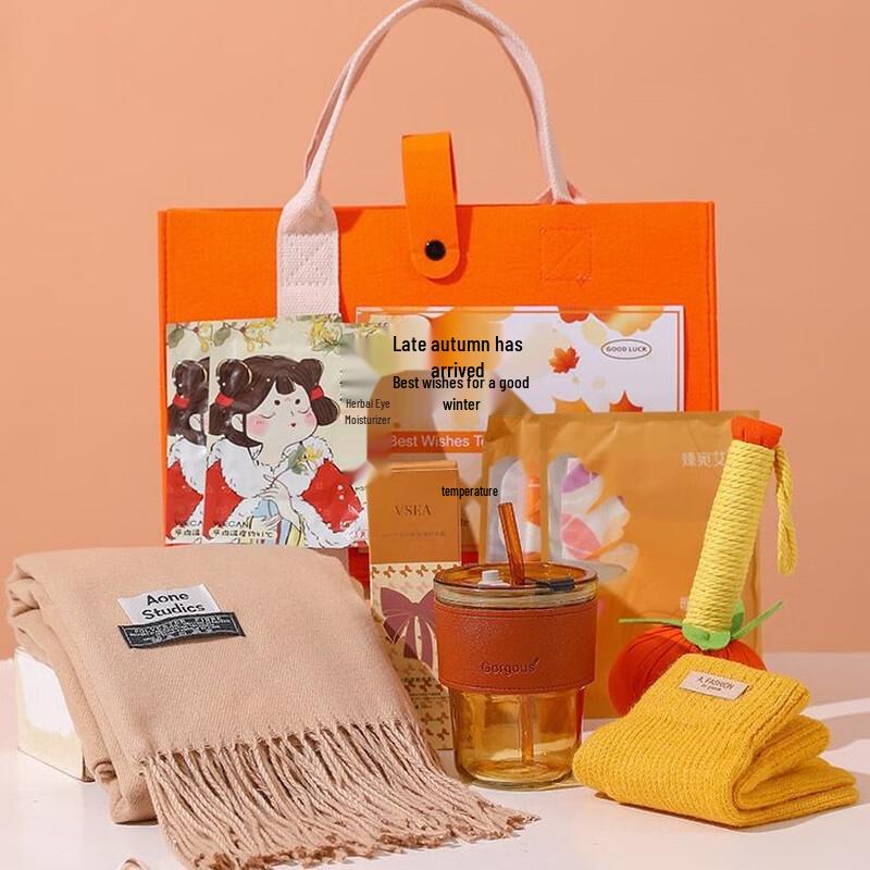 Зимняя теплая фетровая сумка-тоут Подарочная упаковка