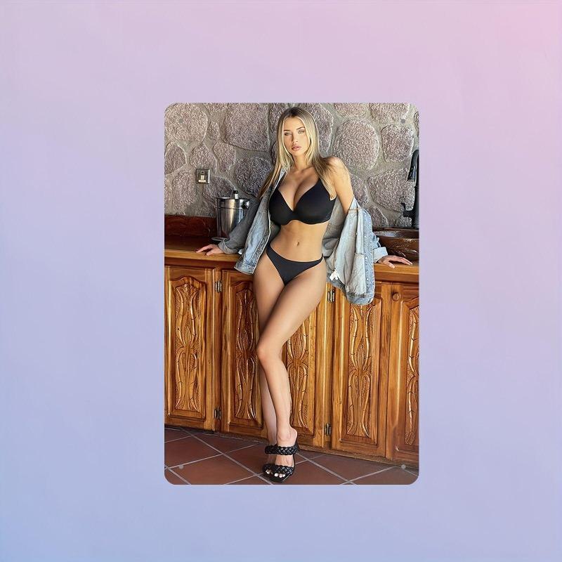 Pin-Up Girl Blechschilder, Garage Werkstatt Metalldekor 20x30cm