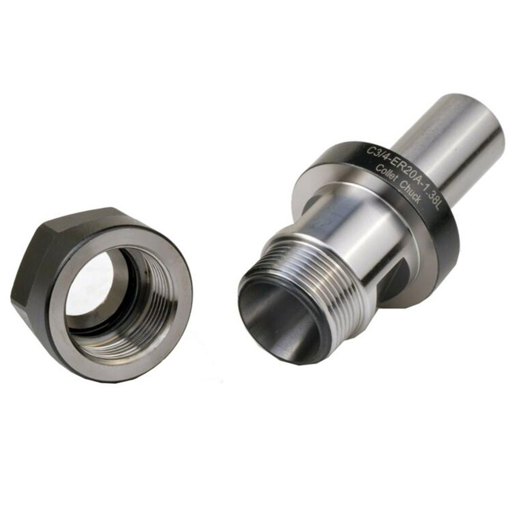 Coapă dreaptă ER20 Suport pentru scule Mandrină ER Mandrină 3/4 Diametru tijă cu canelură