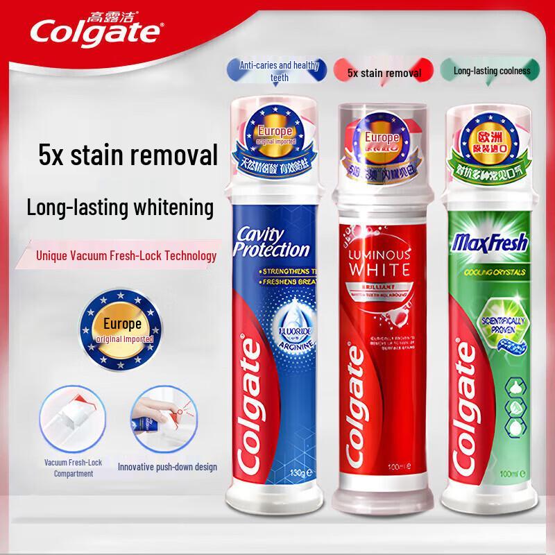 Colgate Bright White & Fresh Pump Toothpaste