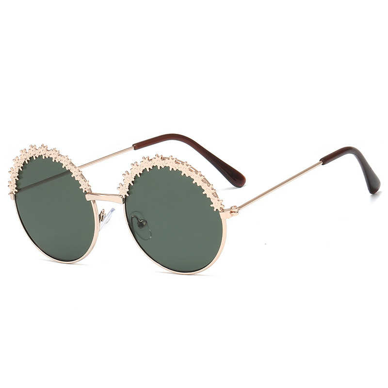 2025 Children's Metal Sunglasses Children's Glasses Flower Fashion New Sunglasses Children's Round