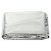 Emergency Ponchos Waterproof Windproof CPP Aluminum Film 0.012mm Thick Silver Reflective Emergency Blankets for Travel