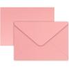 YINUOYOUJIA 50 PCS 5 X 7 Envelopes for Invitation, Pearl Pink A7 Envelopes,V Flap Invitation Envelopes, Perfect for Weddings,Birthdays, Graduation,