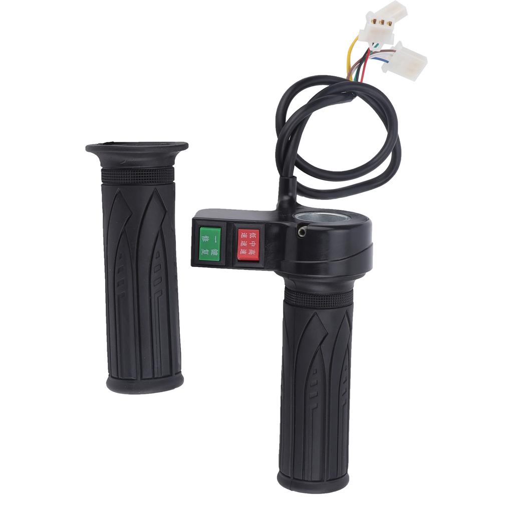 1 Pair Throttle Grip 3 Speed Control Throttle Handle Grips for Electric Bike Bicycles