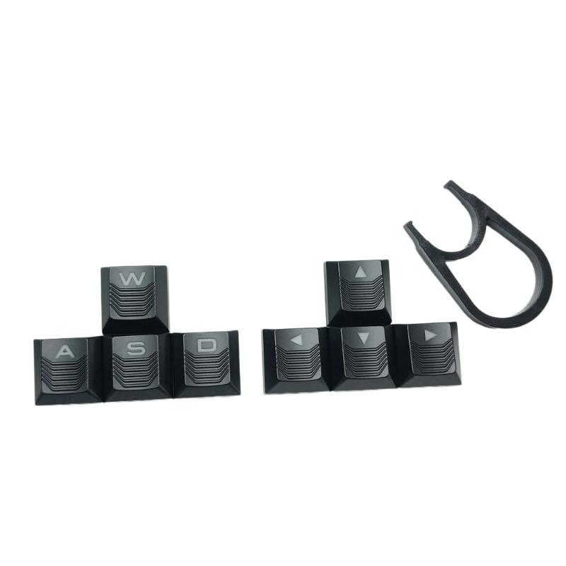 

ABS Keycap Set with Backlights Enhances Night Gaming For Mechanical Keyboards WASD and Arrows Threaded Gaming Keycap чёрный