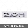 3D ABS 2.0H 3.0H Letter Stickers 2.0T 3.0T 2.3T 2.7T MKZ MKC MKX Embelm Badge Car Logo Rear Trunk Decal Auto Body Sticker