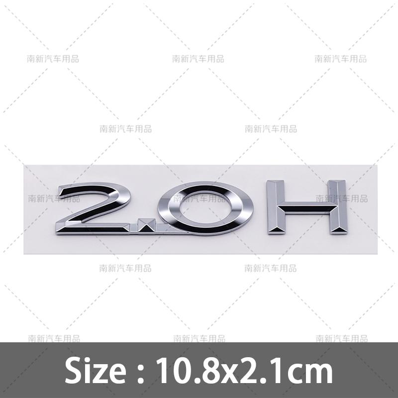 3D ABS 2.0H 3.0H Letter Stickers 2.0T 3.0T 2.3T 2.7T MKZ MKC MKX Embelm Badge Car Logo Rear Trunk Decal Auto Body Sticker