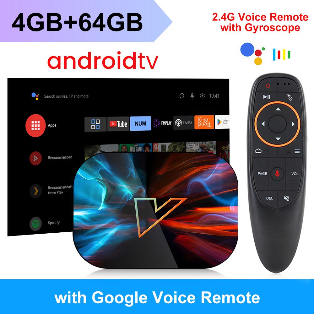

X4 ATV androidtv 11.0 Смарт ТВ-бокс Amlogic S905X4 Поддержка 4K 60fps AV1 Двухдиапазонный Wi-Fi ТВ-приставка 4G64G чёрный