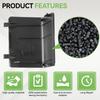 For BMW 3 Series E90 E91 E92 E93 2005-2012 OBD Port Diagnostic Plug Protective Cover - Black LHD Dash Panel Trim  51437147538