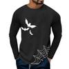 Halloween 3D Digital Printed Men's Casual Base Shirt PLUS SIZE T-Shirts (men’s)
