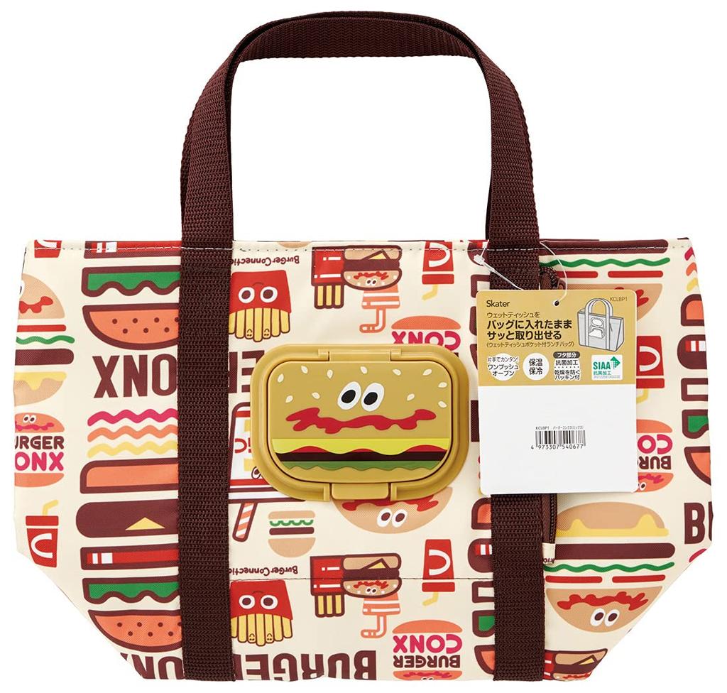 Skater Cold Bag with Wet Tissue Pocket Burger Conks Mix KCLBP1-A