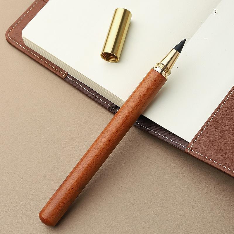 Wooden  HB Inkless Pencil Reusable No Ink for Kids Writing Painting School Office Stationery Gift