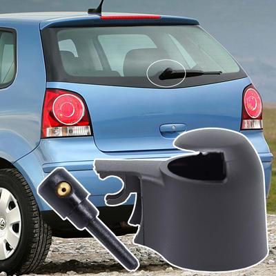 Brazo del limpiaparabrisas trasero, cubierta de perno basculante, boquilla de chorro limpiaparabrisas para VW Polo 6C1 6R1 9N Vivo 2001 2002 2003 2004 2005 2006 2007 2008 2009