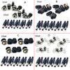 10Pairs 2.1x5.5MM for DC Power Jack Plug Socket Adapter Connector Match Most Dev