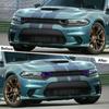 2x Front Grille Erts Mesh Trim Accessories for 2015- Dodge Charger Purple