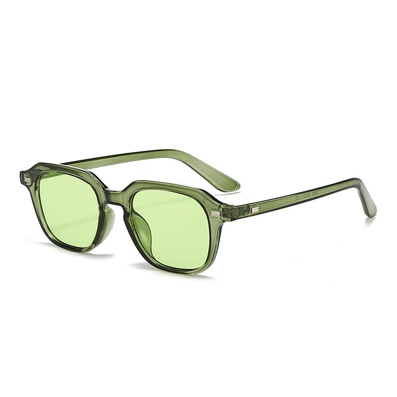 New Square Women Sunglasses Retro Rivets Blue Light Blocking Glasses Men Trending Outdoor Fishing Sun Glasses Shades UV400