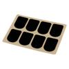 4 Sheet Thick Sax and Clarinet Mouthpiece Pads Soprano Sax Mouthpiece Patches Silicone Strong Adhesive Mouthpiece Pad