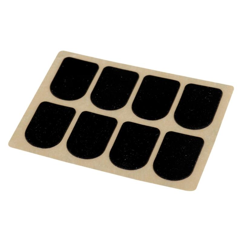 4 Sheet Thick Sax and Clarinet Mouthpiece Pads Soprano Sax Mouthpiece Patches Silicone Strong Adhesive Mouthpiece Pad