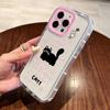 Mobile Phone Cases for iPhone 11 13 XR 15 Pro Max 12 14 Pro Max Case iPhone 16 7 Plus 8 Plus XS Max Cartoon Pattern Anti-drop Protection Shockproof