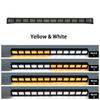 108 LED Warning Light Bar Car Strobes Emergency Flashing Light 9V-36V Trailer Truck Lighting Aluminum Alloy Fog Light LED Bar