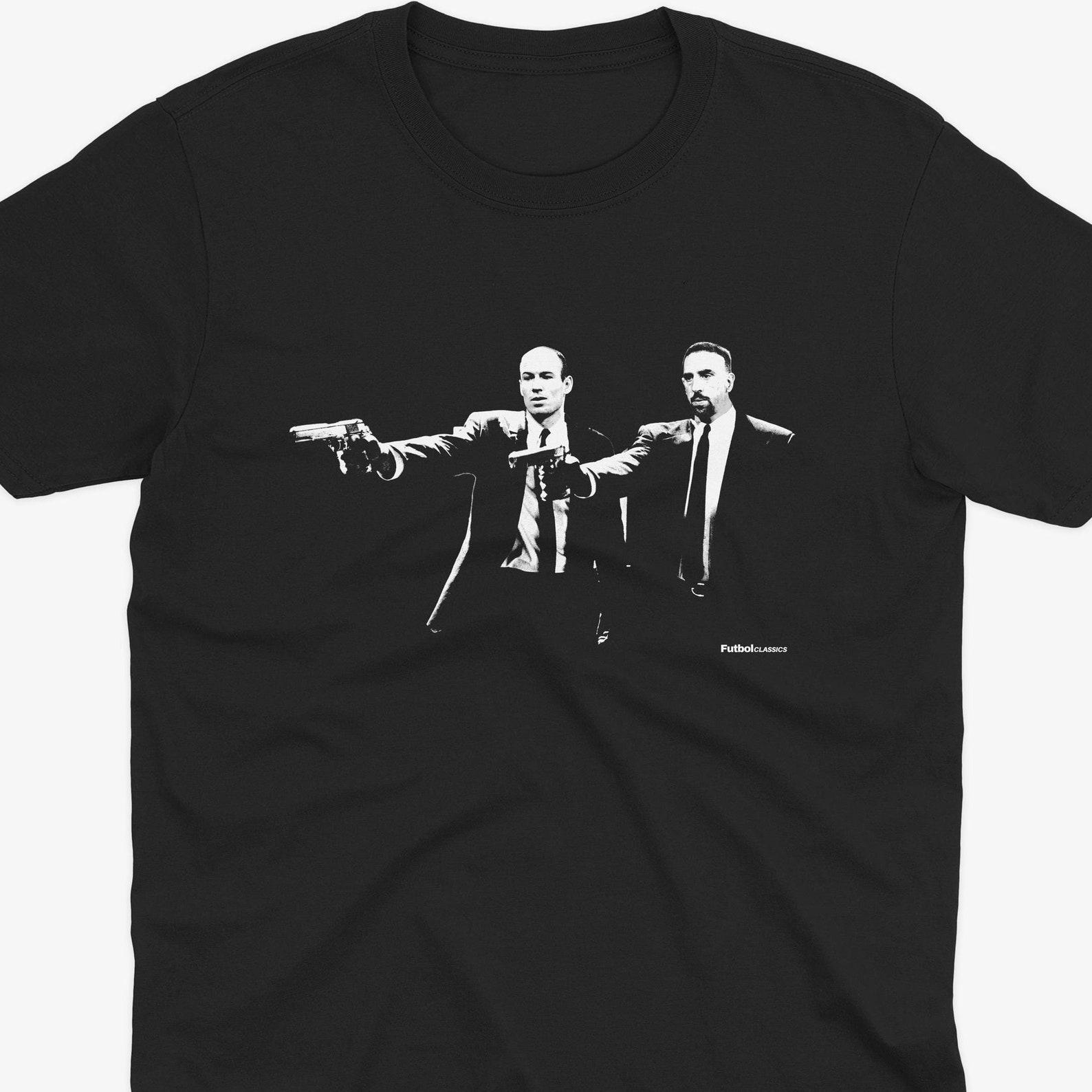 Arjen Robben & Frank Ribery Pulp Fiction Style T Shirt | Bayern Munich T Shirt | Bayern Munich Gift | Germany | German Football | Bundesliga 4XL