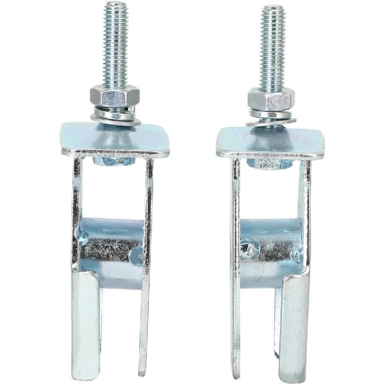 Motorrad Kettenspanner Einstellschraube für Hawk 250, Aluminium Kettenschwingenachse Einstellblock für Hawk 250cc -Silber