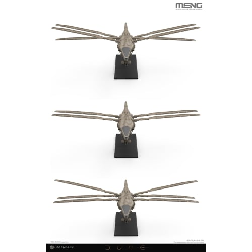 Mon Model Dune: Sand Planet Harkonnen Ornithopter Non-Scale Plastic Model Kit, Approx. 88mm In Length, MMMS014