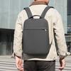 Sleek Minimalist Backpack with Front Zipper Pocket and Padded Shoulder Straps