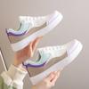 TUINANLE Sports Shoes for Women Lace Up Casual Leather Platform Sneakers Female Breathable Running Shoes