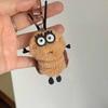 Cute Plush Cockroach Keychain Stuffed Animal Car Key Holder Backpack Pendant Cartoon Stuffed Doll Keyring Fun Gift Accessories