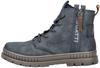 Lace-up Boots In Faux Leather