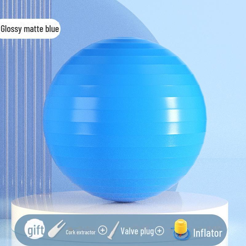 Thickened PVC Yoga & Pilates Fitness Ball for Pregnancy, Midwifery, Kids' Sensory Training & Balance