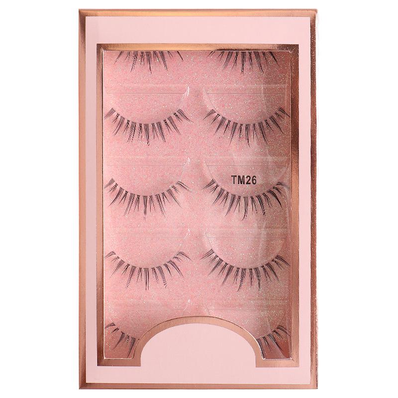 Transparent Fishing Line Little Devil Natural Slender False Eyelashes 5 Pairs Of Natural Simulated Eyelashes