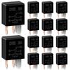 16 Pieces 5 Pin 12V 30A Relay Multi Purpose Automotive Relay Car Heavy Duty Accessories for Car Motor Automotive Replacement Accessories