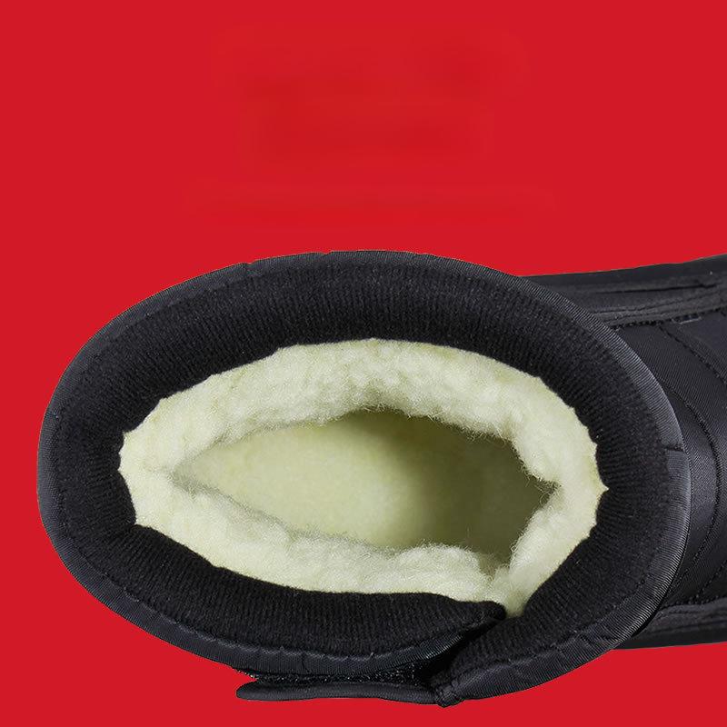 Ankle Men Snow For Boots Fashion Winter Shoes Plus Plush Warm Platform Snow Boots Male Cotton Shoes Footwear
