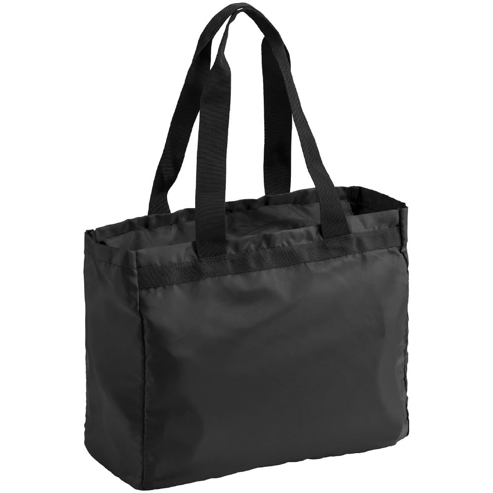 Mizuno N-XT Pocketable Tote Bag, Perfect for School, Travel, Excursions, Club Activities, and Sports, Black x Gold, L40 x W15 x H31