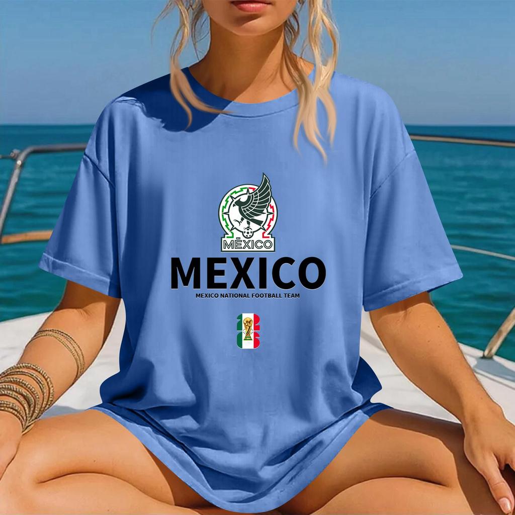 Men's Fashion Casual Printed T-shirt Crewneck Pullover Short Sleeve Top