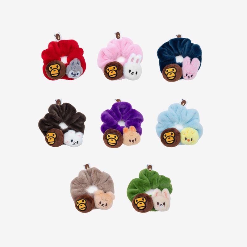 [PRE ORDER] STRAY KIDS × BAPE – SCRUNCHIES (8 Types)
