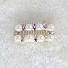 Maltese Rhinestone Puppy & Kitten Hair Clip - Universal Handmade Pet Accessory