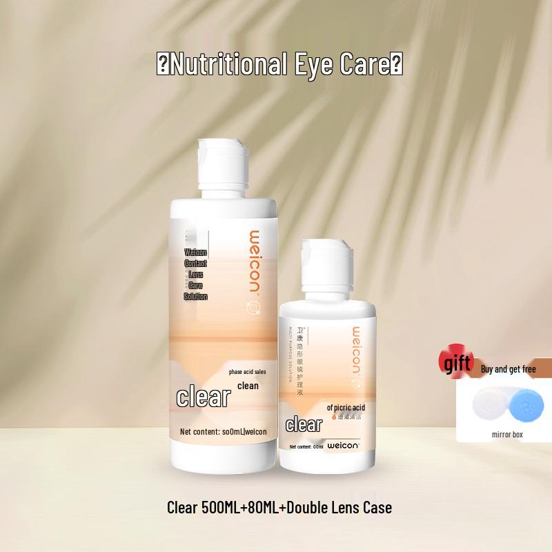 ვეიკანგ ჩენსი ფერადი კონტაქტური ლინზების ხსნარი ქალებისთვის - მიოპიის მოვლა, ხელმისაწვდომია დიდ და პატარა ბოთლებში